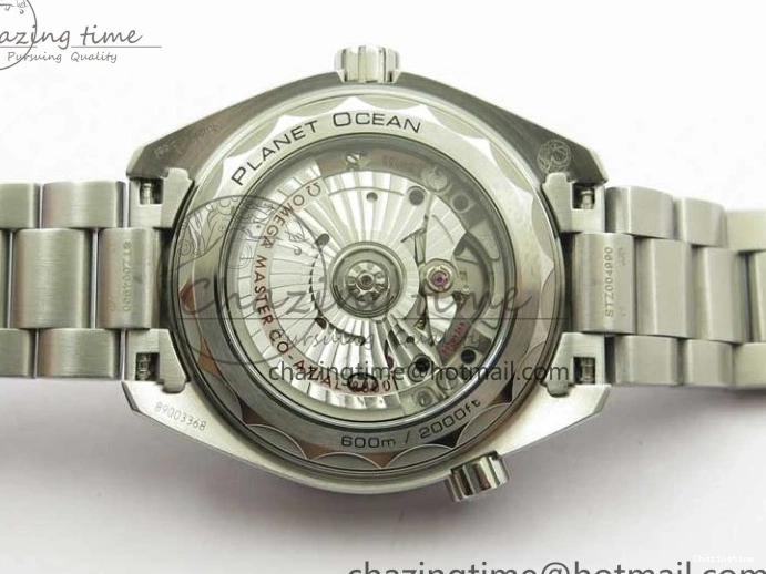 0109 Planet Ocean 39.5mm Black Ceramic Bezel SS VSF 1:1 Best Edition Black Dial on SS Bracelet A Stretchable 7890